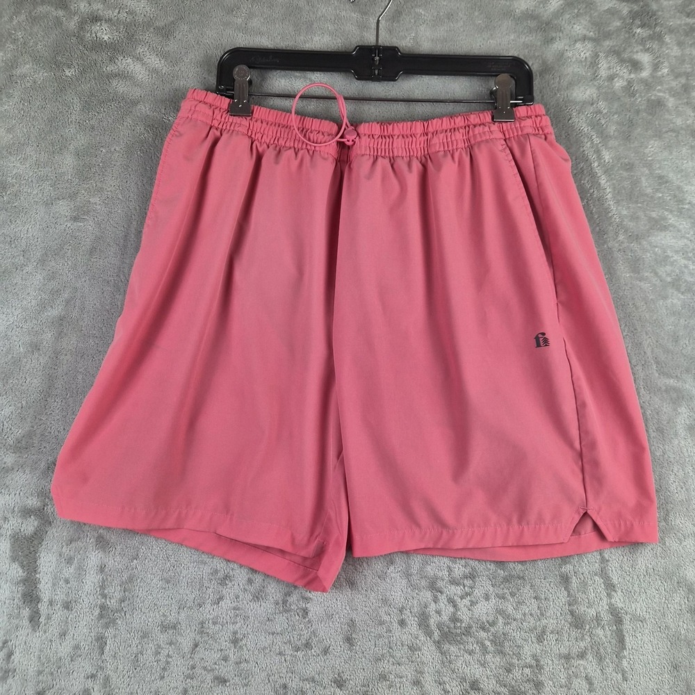 Bonobos Fielder Shorts Mens XL Pink Lined Stretch Running Gym Activewear‎  Logo